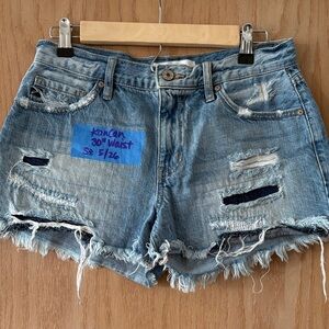 KanCan Light Blue Distressed Jean Shorts